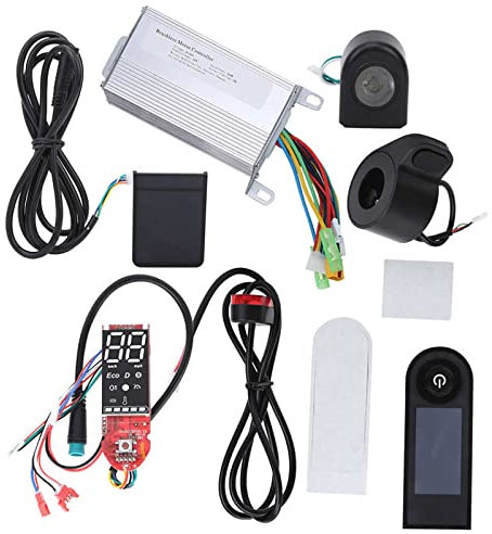 FAMKIT Elektrisches Fahrrad, bürstenloser Controller, 36 V, 350 W, bürstenloser Motor-Controller, bürstenlose Controllerplatine, Digitalanzeige für Imitation-Version M365 Roller-Ersatzteile