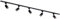 Qub Focus III 1-Phasen Led Schienensystem – 200 cm – 5x GU10 Spots – 2x 1m Schienen - I-Form - Deckenstrahler Schwarz – Erweiterbar & flexibel – LED-kompatibel – Modernes Design Spot lampe