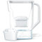 Wessper Jarra Filtradora de Agua 2.7L | Reemplazo para Dafi Unimax Aquaphor A5 BRITA Maxtra+ PHILIPS AWP212/10 | Filtro de Agua que Reduce la Cal y el Cloro | Jarra Filtrante + 1x Cartucho – Blanco