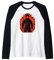 Lustiger Schutzanzug mit Flammen Kostüm Raglan