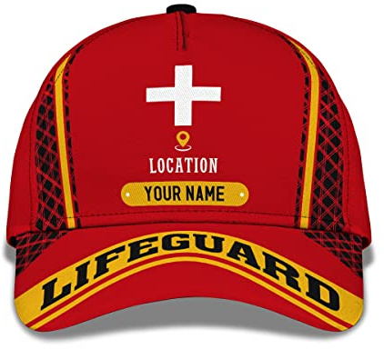 934 Schirmmütze Basecap God Cross Location Rettungsschwimmer Baseball Cap Vintage Freizeit Basecap Sonnenschutz Baseball Kappe Für Running, Reisen, Auf Reisen
