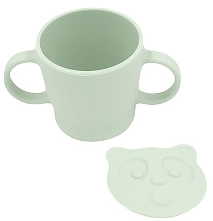 HAPINARY Kleinkinder Lernbecher Anti Fall Trinkbecher Für Babys Lebensmittelecht Kompakt Für Unterwegs Fördert Selbstständiges Trinken