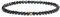 Echtes Schwarzer Turmalin Edelstein Armband mit facettierten 3mm Perlen - verschiedene Längen - Heilstein Schutzstein Edelsteinarmband Glücksbringer Talisman Geschenk (Schw. Turm., 16CM)