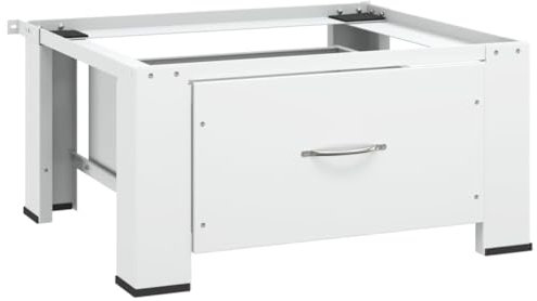 LXYZWRW Furniture select Socle de machine à laver avec tiroir Blanc