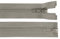 1 Reißverschluss 2-Wege 5mm 70 cm teilbar Autolock Doppelzipper Farbwahl, Farbe:mausgrau