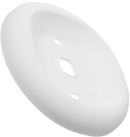 HOMSFOU Thermostat Silicone Cover Smart Thermostat Protector Wall Plate Bracket for