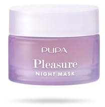 Pupa Pleasure Night Lip Mask mit Vitamin E und Sheabutter – Reparierende & pflegende Lippenmaske für die Nacht, 99% natürliche Inhaltsstoffe (Leckeres Heidelbeer-Aroma)
