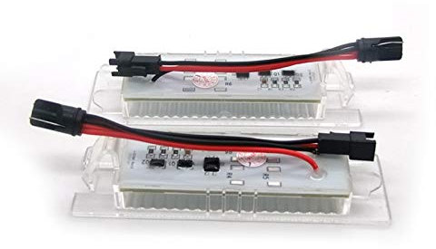 Kennzeichenbeleuchtung, Nummernschildbeleuchtung 2 STÜCK Lizenznummer Lampen Plattenlichter for Opel Astra H J Corsa C D Insignia Tigra B Twintop Vectra C Zafira B OPC