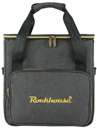 MotiveTech Borsa per Dischi in Vinile, Album, Collezione, Organizer, Borsa per Riporre CD