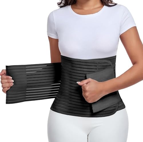 MAMODY Abdominal Binder Compression Belly Wrap for Postpartum Recovery