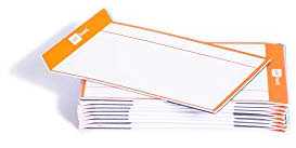 PATboard Scrum Board und Kanban Tafel Task Cards - 16 Magnetische Haftnotizen - M (mittel) - Orange