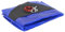 KALEMBAL Bâche Piscine Ronde 3,6 m pour Piscine diamètre 3 m - Filet d'écoulement - Bleu - Résistante - Anti-UV - Oeillets