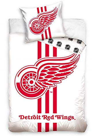 Detroit Red Wings Bettwäsche Set WH - 140x200cm - 70x90cm