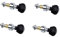 Guyker Banjo Tuners - 4-Orbital Firebird Tuning Key Pegs Machine Heads Replacement Part JBJ1000
