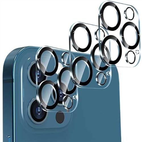 imluckies Camera Lens Protector for 6.7 iPhone 12 Pro Max Tempered Glass, HD Clear & 9H Hardness, Case-Friendly, Scratch Resistant, Easy Installation[3 Pack]