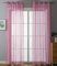 2er Set Ösenvorhänge Transparent »Uni« Gardine HxB 145x140 cm Rosa Stores Vorhang Ösen Bleibandabschluß Wohnzimmer, 20332-cn2