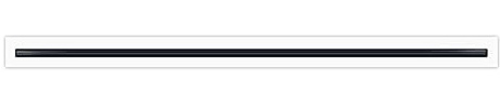 BUILDMART - 48 Linear Slot Diffuser - (1 Slot) Single Slot - White Decorative Aluminum Air Vent - Heating and Cooling Modern AC Vent Cover for Ceiling, Walls & Floors - Texas Buildmart
