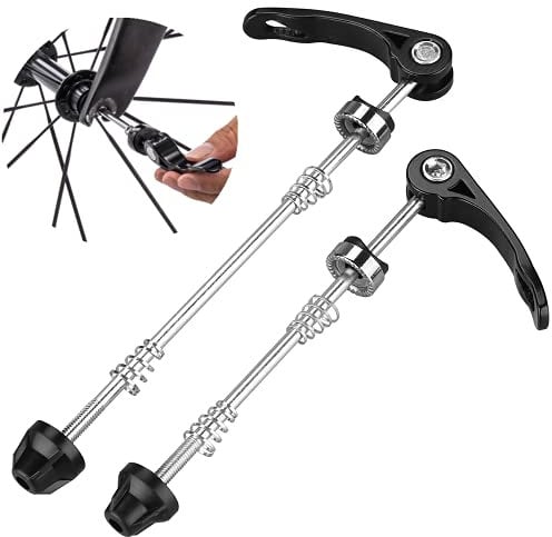 NA 1 par de bicicletas de liberación rápida pincho delantero trasero ultraligero Bicicletas de liberación rápida tuercas delantera y trasera pinchos para MTB Road Mountain Bike