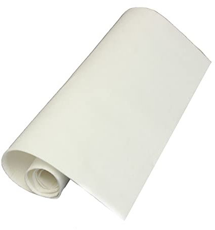 CARCXLL Coperta isolante in fibra di ceramica, resistente al fuoco, temperatura 2400 F, per fucine, forni, stufe, lunghezza 1000 mm, spessore 5 mm x larghezza 610 mm