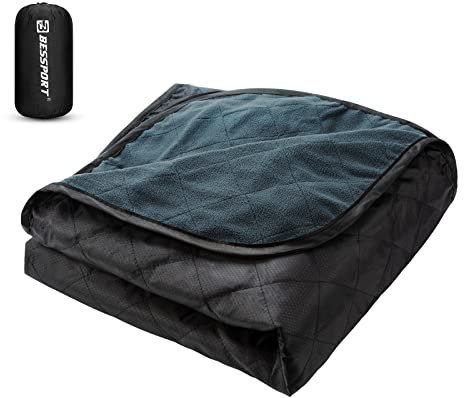 Bessport Camping Decke,Picknickdecke Sandabweisende Campingdecke, Warm Outdoor Picknickdecke Fleece 200 x 145 cm - für Outdoor,Picknicks, Camping,Reise, Terrasse und Heimnutzung