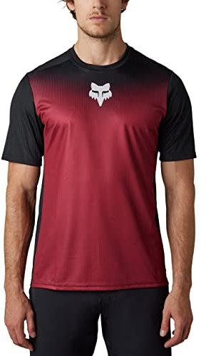Fox Racing Men's Ranger SS Jersey, Keel-Bordeaux, Large