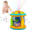 Locisne Ocean Proiettore Musicale Rotante Giocattolo sensoriale per Bambini 12 Mesi+, con 8 luci Colorate e 6 Tipi di Musica, Pacify attira l'attenzione Regalo per Bambini (Colore Casuale)