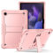 Vakarey Custodia per Samsung Galaxy Tab A8 10,5 Pollici Tablet SM-X200/SM-X205,Antiurto Cover per Galaxy Tab A8 Bambini,Oro Rosa