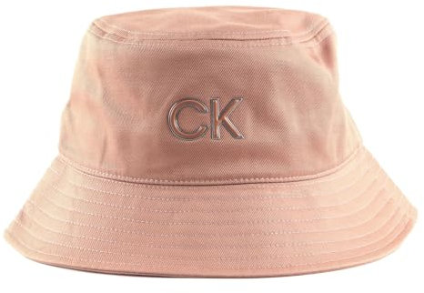 Calvin Klein Damen RE-Lock Bucket HAT K60K609654 Hüte, Rosa (Cafe Au Lait), OS