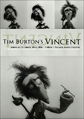 TSALF Kunstdruck Poster Kein Rahmen Vincent Tim Burton Film Culte Print Bilderbilder für Wohnzimmer Schlafzimmer Dekoration 60x90cm