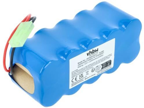 vhbw Battery Replacement for Tefal RS-RH5488 for Home Cleaner (2000 mAh, 12 V, NiMH)