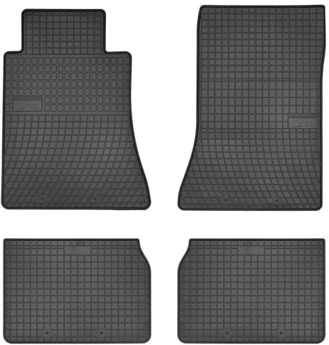 MatsMore Fussmatten gummi set passt für Mercedes W124 1984-1993 Erleben Sie neuen Reisekomfort mit rutschfesten Fußmatten ElToro- Allwetter fußmatten Auto- Allwetter fußmatten Auto, Schutz vor Verschm