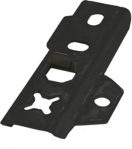 DILA2 Terrassenverbinder von Gartenwelt Riegelsberger verdeckte Befestigung für Terrassendielen 200 Stück Edelstahl schwarz DILA 2/22 für Dielen 24-32 mm