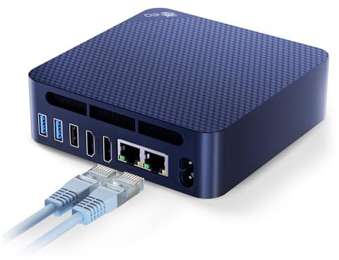 Beelink Mini PC EQ14, procesador Intel Twin Lake-N150 (hasta 3,60 GHz), 16 GB DDR4 1 TB SSD Mini PC de Escritorio, Doble LAN 1000M/WiFi 6/BT5.2