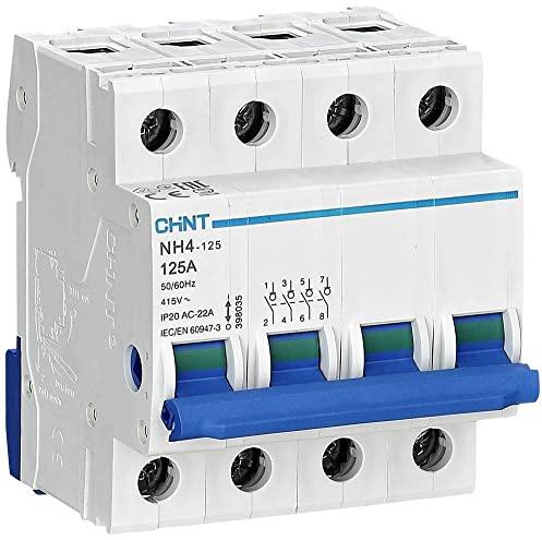 Chint 398047 Hauptschalter Blau, Weiß 4polig 63 A 240 V, 415 V 1 St.