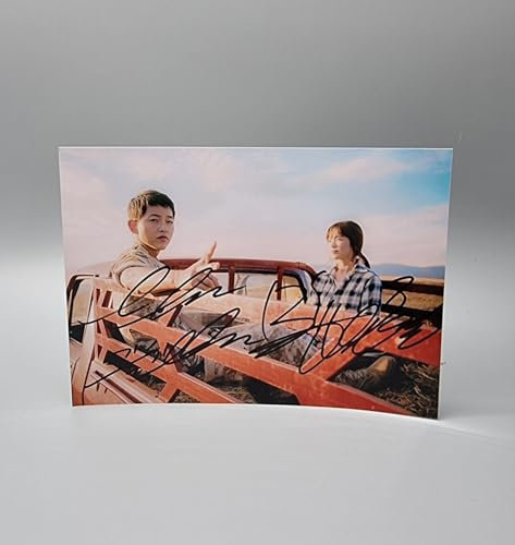 Song Joong Ki Song Hye Kyo Descendants of the Sun 13x18 Autograph