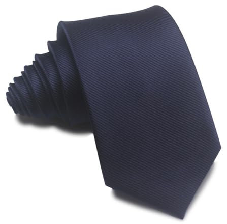 KSUKTSW Herren Krawatte, 6 cm Klassische Schmale Krawatte für Herren, Schmale Einfarbig Seide Krawatten für Herren, Klassische Formelle Elegante Krawatte, für Hochzeit Party Business