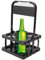 Tsffae Foldable Beer Rack Reusable Beer Bottle Carrier 4-holes Beer Bottle Carrier Cup Durable Cup Organizer for Party Daily Use