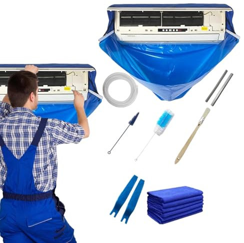 Bolsa de Aire Acondicionado, Bolsa de Limpieza de conductos de Aire, Bolsa Protectora de Aire Acondicionado, Impermeable, Cubierta de Limpieza de Aire Acondicionado, Bolsa de Limpieza con