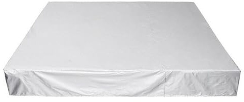 Badewanne Schutz extra dicke thermische Spa Filzschutz schneesicher wasserdicht für sowohl Innen- als auch Außengebrauch.. (Silber, 218 x 218 x 30 cm)