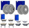 ATE Bremsscheiben + CERAMIC vorne + hinten passend für Passat 3B 3BG ab Bj 2000