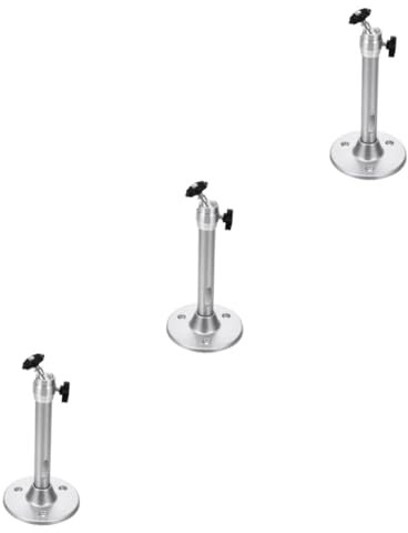CIYODO 3 Pièces Support De Projecteur Filtrer Support De Plafond pour Projecteur Support De Plafond Universel pour Support Mini Booster Silver Alliage D'aluminium