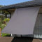 Brise-vue en tissu imperméable et durable pour balcon extérieur, 110 x 500 cm, protection UV, pour terrasse, jardin, porche, gris, résistant aux intempéries et durable