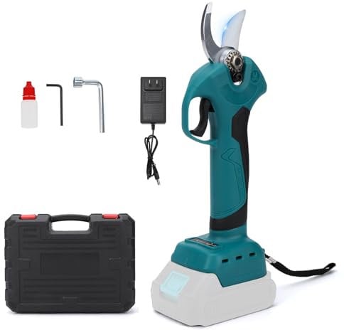 Cesoie Senza Filo compatibili con Makita 18V, Diametro Taglio Massimo 45mm, Motore Senza Spazzole 1500W, Pale SK5, Forbici da Giardino Elettrico per Giardino e Tagliente d'albero (Senza batteria)