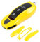 EULIMBQS Couverture clé de Case pour Porsche Macan Cayenne 718, Porte-clés de la Voiture de Voiture pour Porsche Cayman Panamera 911 Boxster (Racing Yellow)