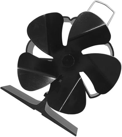 SWOOMEY 1 PC Kaminventilator Elektrisches Heizkissen Kühlung Elektroherd Booster Campingkocher Kocher Camping Kit Wok Oszillierender Ofenventilator Solar Abluftheizung Blow