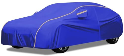 vollgarage Abdeckung abdeckplane Autoabdeckung Für Volkswagen Tiguan 2008-2022 , Wasserdicht Vollgarage Allwetter Mit Türreißverschluss Schnee Regen UV Kratzschutz Outdoor Autoplane Winter Garage Voll