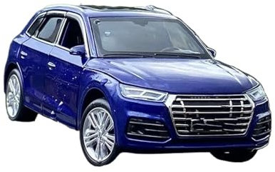 1 32 Für Audi Q5 SUV Legierung Auto Modell Diecast Spielzeug Fahrzeuge Metall Spielzeug Auto Modell Hohe Simulation Druckgussmodelle Motorfahrzeuge(Blau)