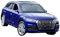 1 32 Für Audi Q5 SUV Legierung Auto Modell Diecast Spielzeug Fahrzeuge Metall Spielzeug Auto Modell Hohe Simulation Druckgussmodelle Motorfahrzeuge(Blau)