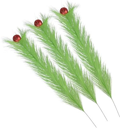 3/8 Stück funkelnde Weihnachtsbaum-Dekoration, zarte helle Zweige für erfreuliche Weihnachtsbaumspitzen-Dekoration