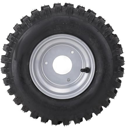 aqxreight 13x4.1-6 13/4.1-6 Reifen Aluminiumlegierung Tubeless Vakuumreifen mit Felgen Anti-Explosion-Gummi-Reifen für ATV Quad Off Road Go Kart Golfwagen Geeignet